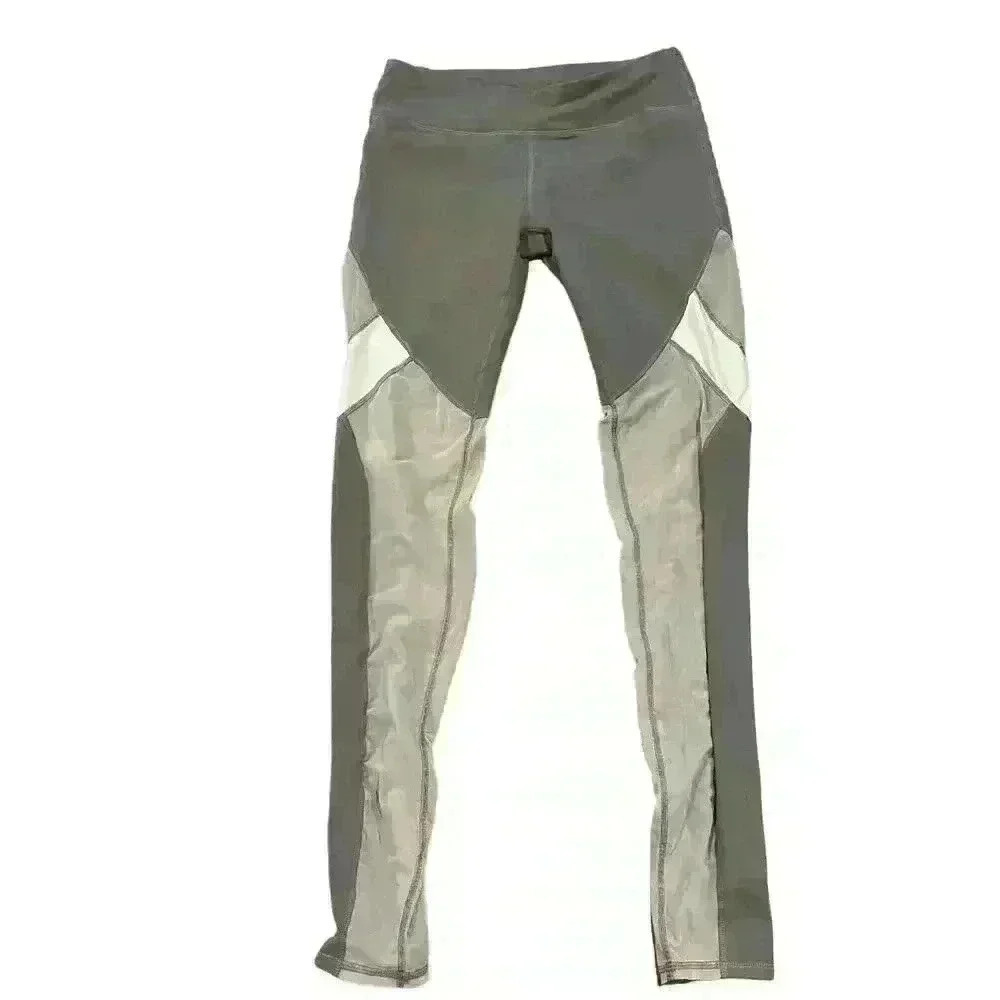 Fabletics Breann PowerHold Color Block Mesh Ankle Leggings Size Small Athleisure